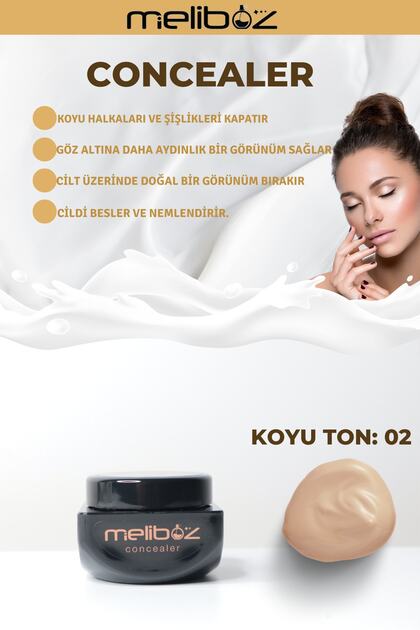 meliboz Salmon Concealer Kapatıcı Krem 15ml Koyu Ton - Fiyatı