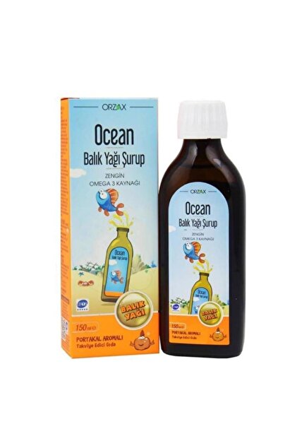 Ocean Orzax Ocean Omega3 Şurup 150 ml - Portakal - Fiyatı, Yorumları