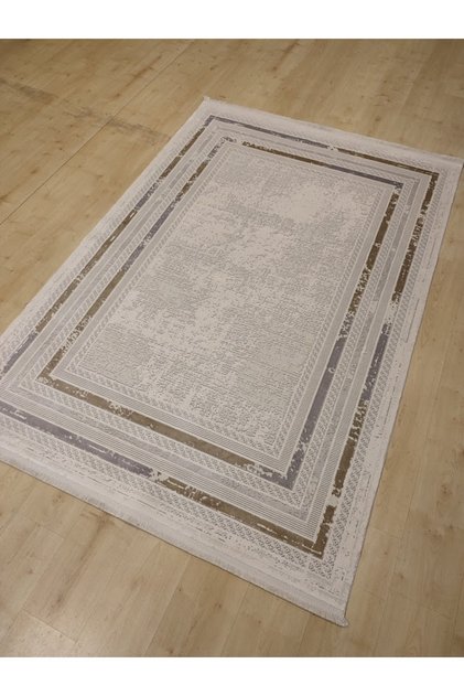 HALIMARKA ELEGANCE B627A GRİ GOLD MODERN SALON HALISI 160X230 CM