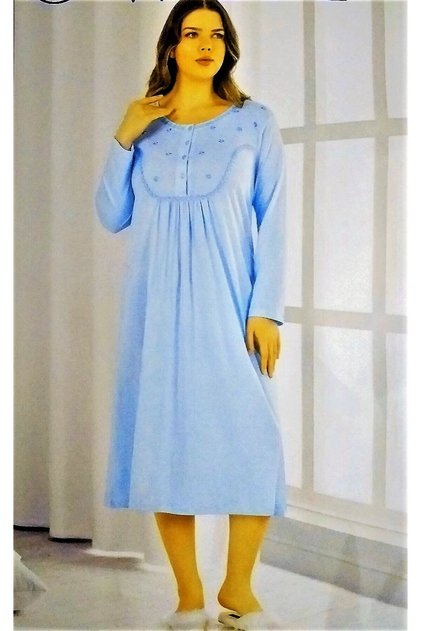 Long Sleeve Nightgown Mother's Nightgown