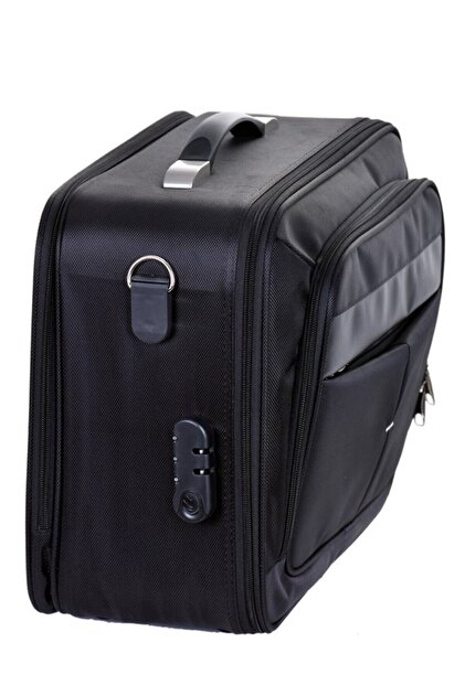 Çantaland Lüx Kasalı Siyah Pilot, Evrak, Laptop, Notebook Çantası