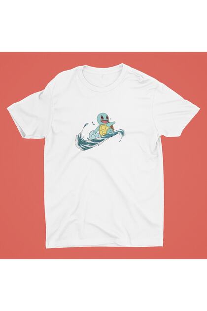 Pokemon - Squirtle Designed Unisex Oversize T-Shirt