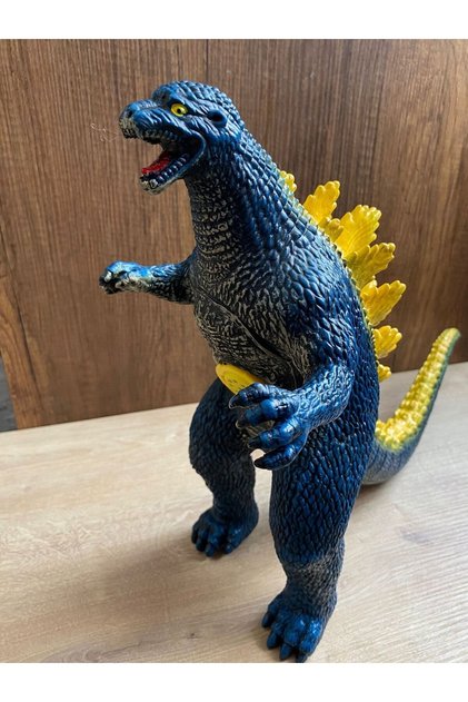 Godzilla SESLİ 68 CM DİNAZOR BÜYÜK BOY GODZİLA OYUNCAK FİGÜR GODZİLLA SARI DİNAZOR