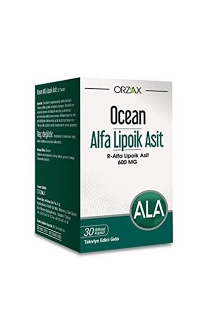 Ocean Orzax Ocean Alfa Lipoik Asit 600 mg 30 Tablet - Fiyatı