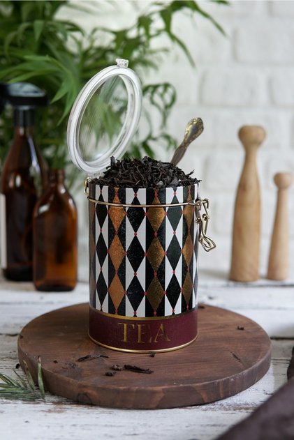 Er117-v7 Circus Tea Patterned Spice Shaker 1.1 Lt