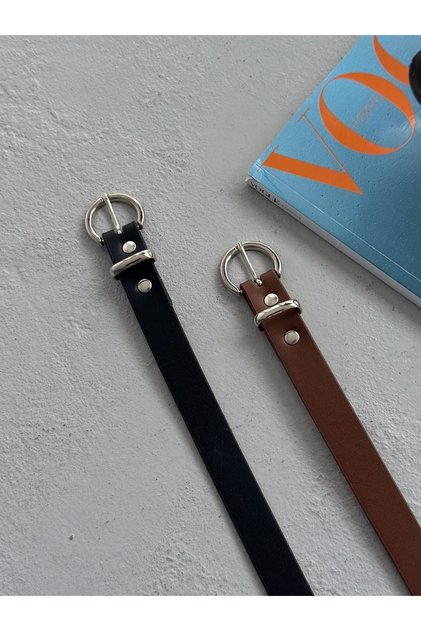 Kadın 2'Li Silver Detaylı Kemer