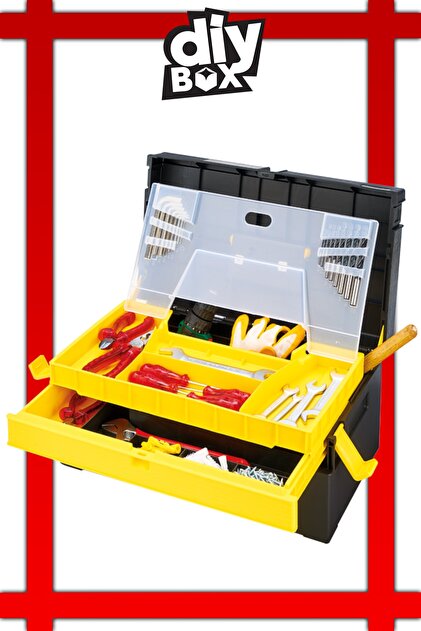 DiyBox Compacto Serisi Kokusuz Organizerli Raflı Takım Çantası Cp