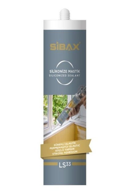 Sibax Antrasit Mastik Silikonize Mastik Koyu Gri Genel Amaçlı Çekomastik