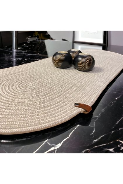 -MaVaux modern Natural Jute, Wicker, Placemat, Table, Coffee Table Runner. 30x80