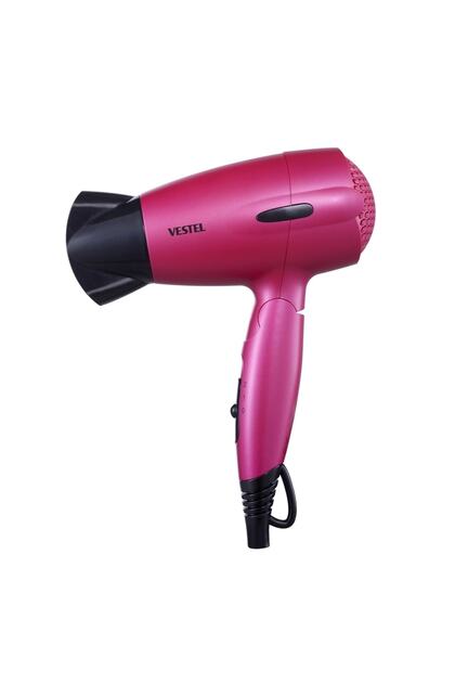 VESTEL VSK 1015 Pembe Seyahat Tipi Saç Kurutma Makinesi - Fiyatı