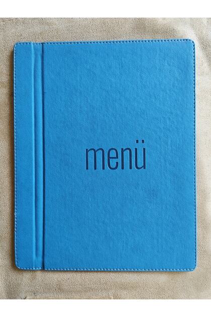 (1 piece ] Leather Screw A4 Transparent Insert Menu Case