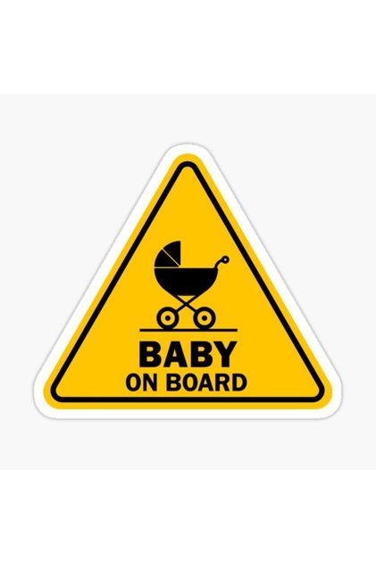 Baby On Board There is a baby in the car Vehicle Sticker Sticker 19CM md12