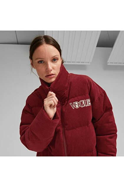 Puma X Vogue Puffer Jacket Kadın MONT Bordo 53669622 - Fiyatı