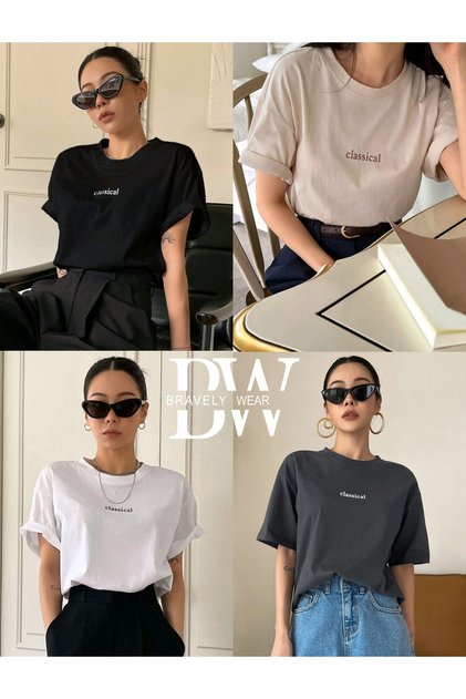 4 in 1 CLASSICAL Printed Unisex Oversize Tshirt