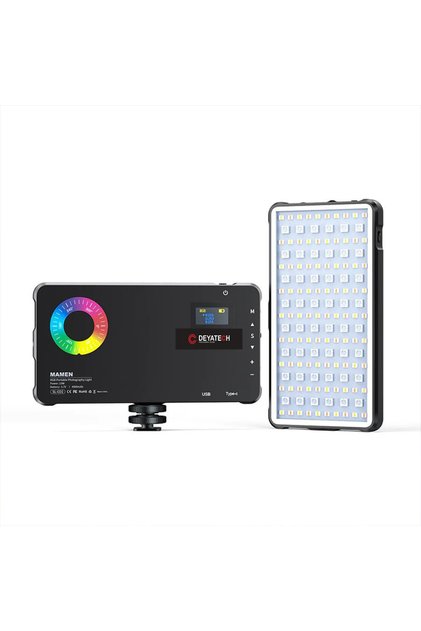 RGB Led Işık 4000mAh Taşınabilir 8500k Fotoğraf & Video Çekim Youtube Tiktok Ambiyans Işığı