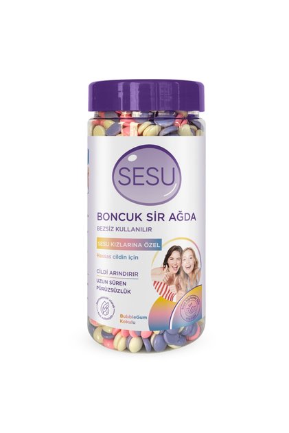 ( FIRÇA KABI HEDİYE ) Sesu Boncuk Sir Ağda Ağdaya İlk Adım 250 gr ( 1 ADET )