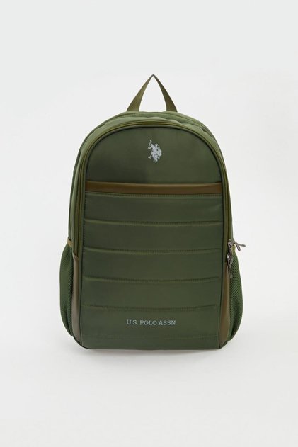 Η.Π.Α. POLO ASSN. PLÇAN23106 Πράσινο ανδρικό σακίδιο πλάτης