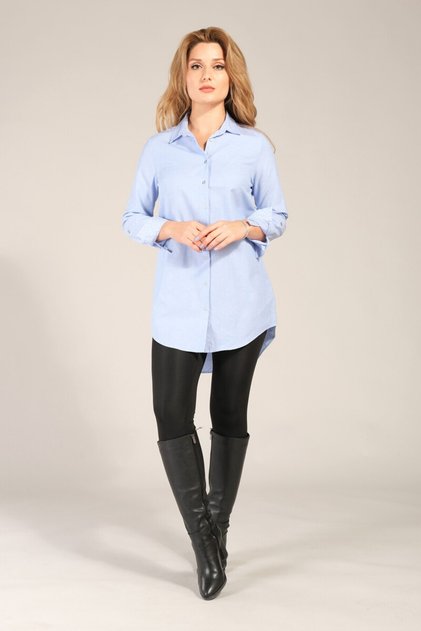 Women's Tunic Shirt Blue