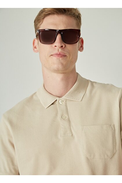 Altınyıldız Classics Dark Yellow Men's Polo T-Shirt 4A9000000002