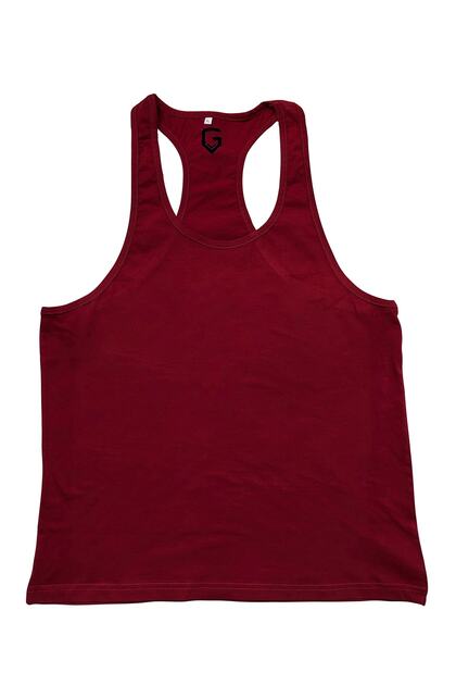FITNESS GYM TANK TOP ATHLETE ATHLETE Claret Red TTGT5028W