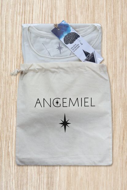 Angemiel Wear Nasa Logosu Pamuklu Beyaz Erkek Tişört A0051TE - 4