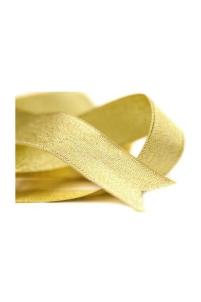 Happyland 1 Adet 10m Altın Sarısı Kurdele 20mm Gold Kurdela Malzemesi - 1