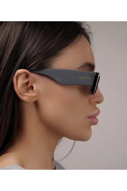 Gucci GC1331S00554 Kadın Güneş Gözlüğü Siyah Kemik Çerçeveli