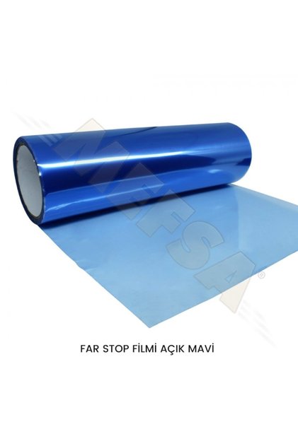 Far Stop Filmi (MAVİ) Far Folyosu Far Çizilme Engelleyici Folyo 100cm X 30cm