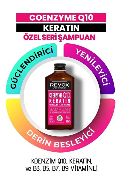 Revox Coenzyme Q10 Phytokeratin Şampuan 360 ml Yorumları - Trendyol