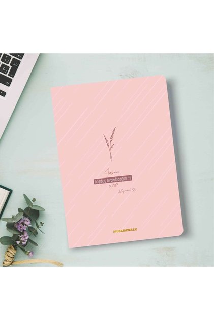 Beyru - İnsan Başıboş Bırakılacağını mı Sanır - A5 Çizgili Defter #YK313