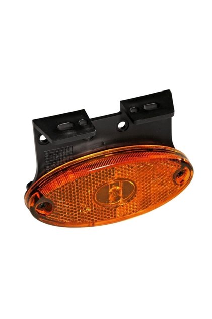 Tırsan 2 Ledli Sarı Yan Lambası Kablolu 12v-24v Mekik Oval Schmitz