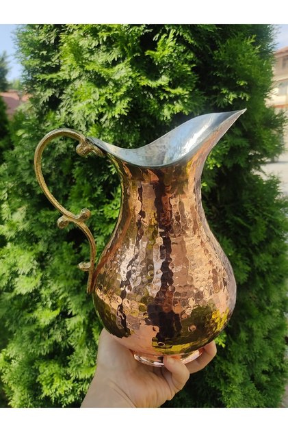 bakır el dövmesi ördek sürahi 2 litre