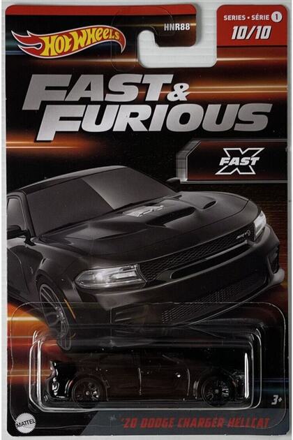 ミニカー Hot Wheels Fast & Furious HOT WHEELS Fast & Furious Tekli Arabalar Black Edition '20 Dodge