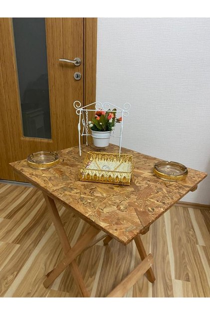 APAK AHŞAP osb yüzeyli katlanır masa 60cm 50 cm