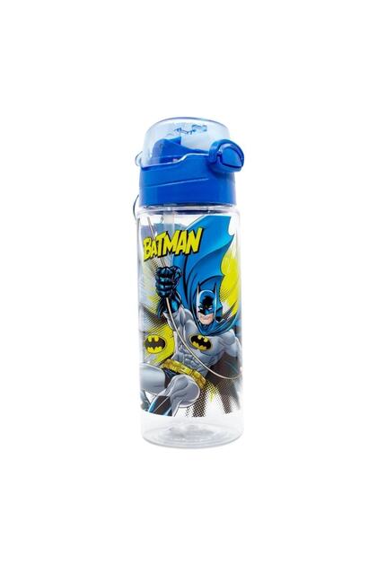 Wiggle 500ml Batman Lockable Water Bottle with Straw and Strap