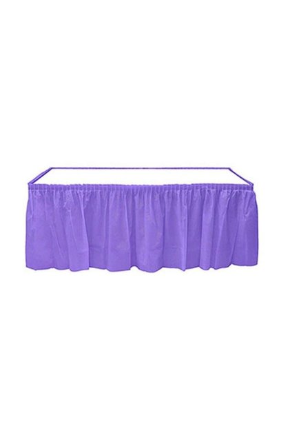 Mor Lila Plastik Masa Eteği 75 X 4,26 Cm