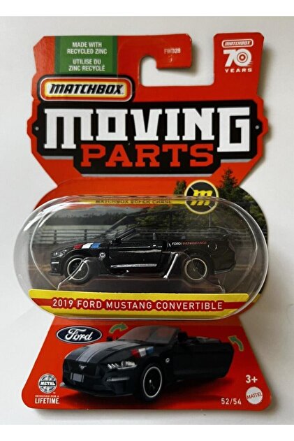 Matchbox 1:64 Arabalar FWD28 HLG37 2019 FORD MUSTANG CONVERTIBLE