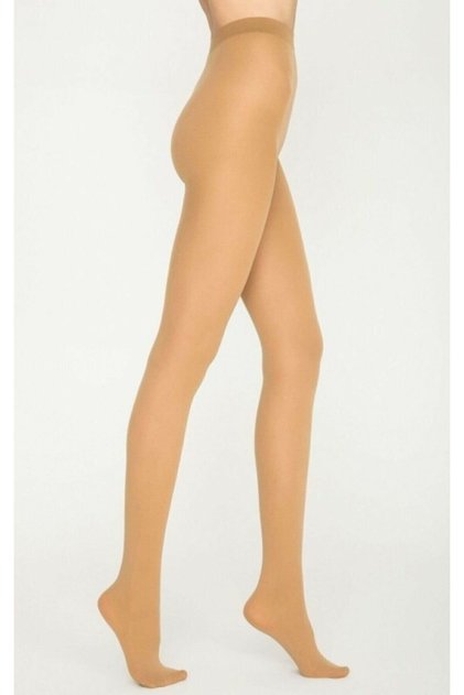 Women's Skin Color Vega 40 Den Medium Thick Shiny Pantyhose Set of 6
