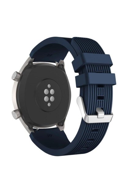 Watch GT 2e Cord Strap 22mm Sports Striped Silicone Metal Buckle Delux