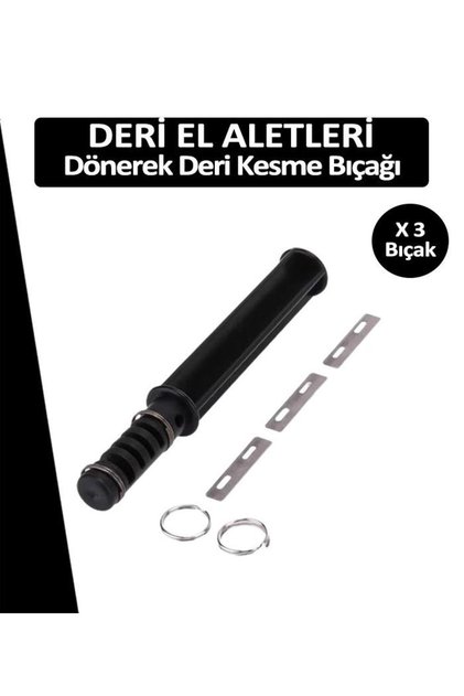 Dönerek Deri Kesme Bıçağı