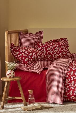 Karaca Home Loretta - Set Copripiumino Matrimoniale In 100% Cotone - Stampa Floreale Giallo - 200x220 Cm