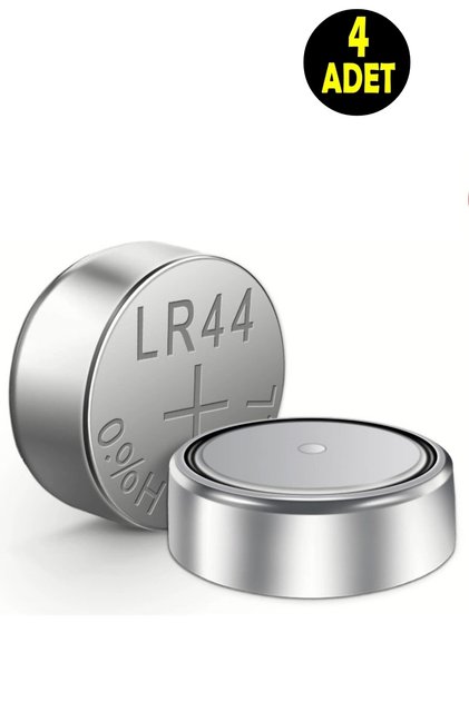 4 ADET AG13 Alkalin LR44H A76 SR44 357 V13GA Düğme Para Pil (A 76 AG 13 Terazi-Saat-Oyuncak Pili)