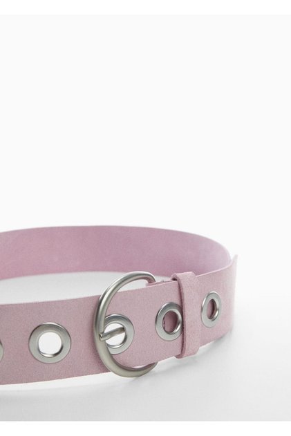 Ringed Leather Belt