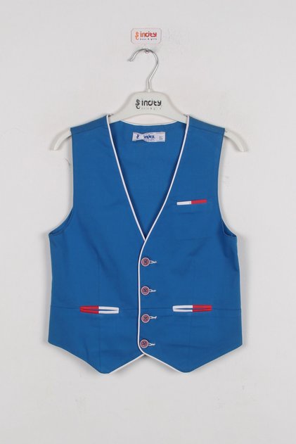 Boy's Indigo Vest