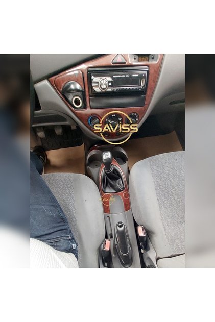 Ford Focus 1 3M 1.Kalite bant,Torpido Gül desenli maun,Maun Kaplama,Konsol Kaplama (Maun Gül desen)