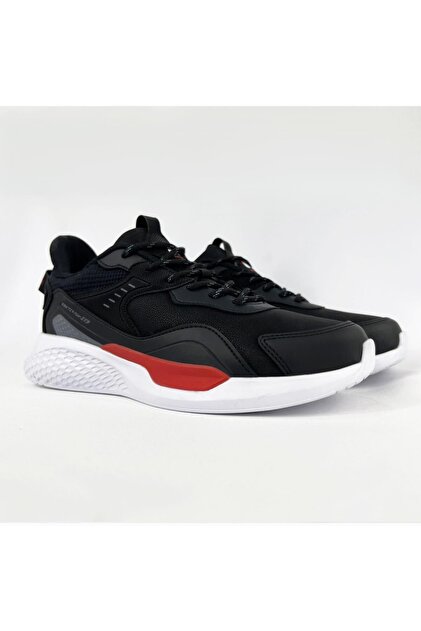 Walky - Gordy Siyah - Kırmızı Erkek Sneaker Ayakkabı - 7