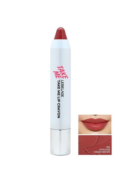 Brown - Claret Red Stick Lipstick Take Me Lip Crayon 09 Cremy Brown