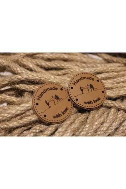 Deri Etiket 3*3 cm 25 adet SD116