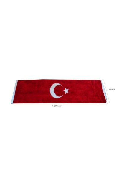 Plush Turkish Flag Torpedo Carpet