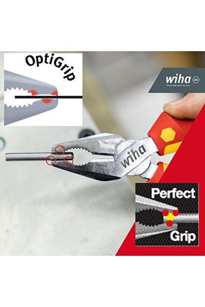 wiha Z01006 160mm Dynamicjoint Optigrip Profesyonel VDE Pense